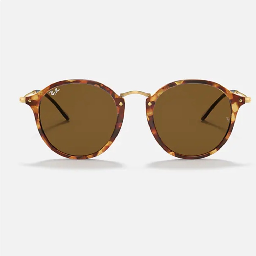 Rayban Round Fleck Sunglasses